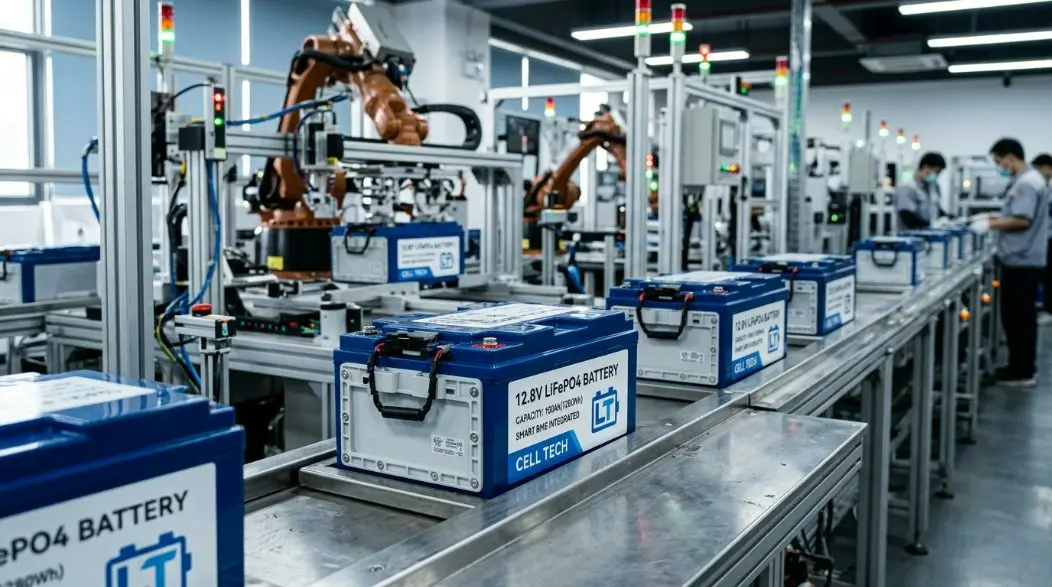 Ledende 12,8V LiFePO4 batterifabrikk i Kina: Fremskritt med smart kommunal belysning og 2026 EU-overholdelse av batteripass